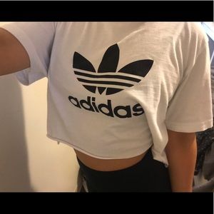 Adidas cropped tee